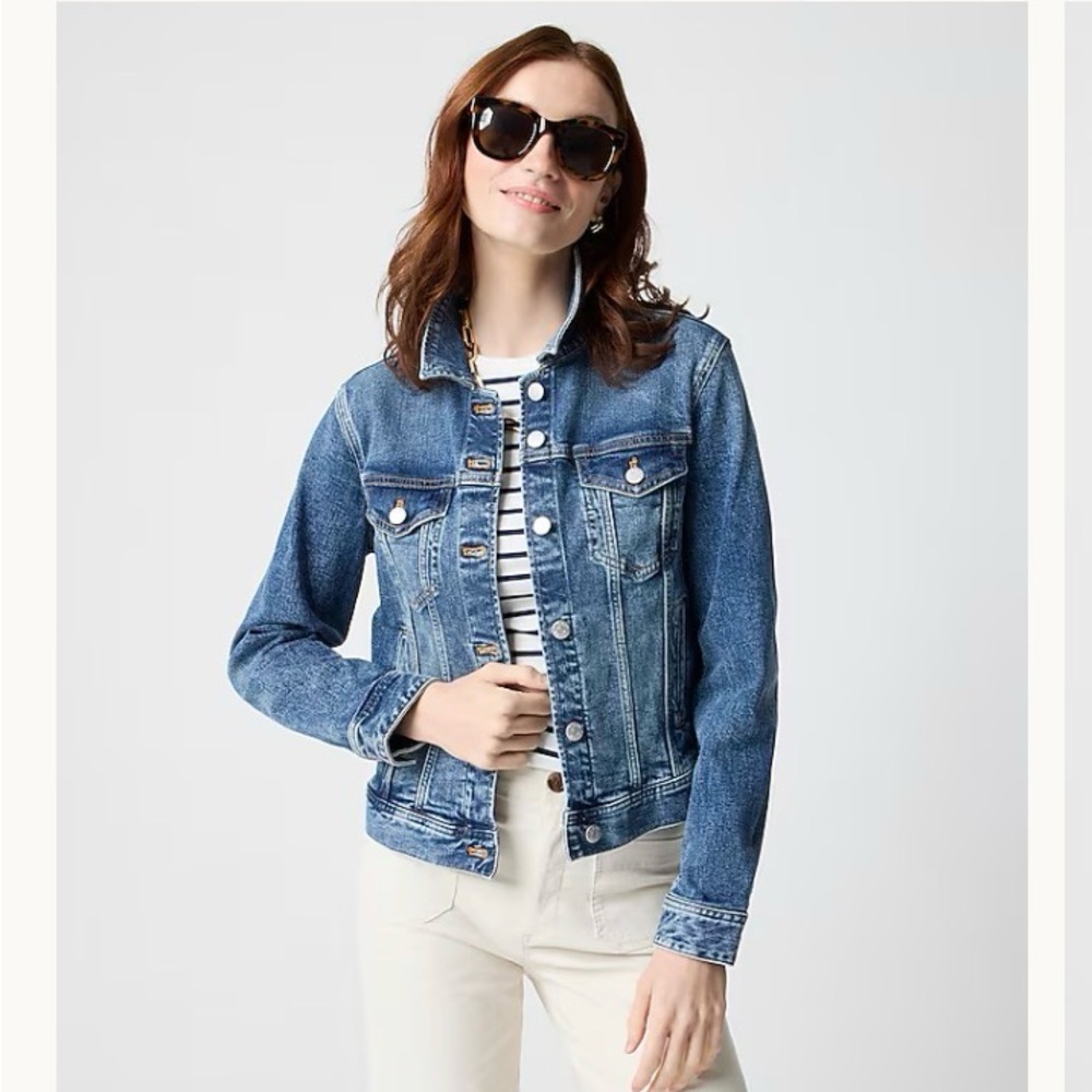 NWT J. Crew Classic Blue Denim Jacket